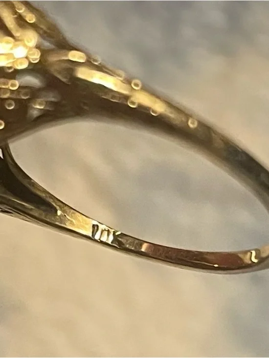 Vintage 10K Gold Opal and Amethyst  Ring size 7 - Picture 13 of 13